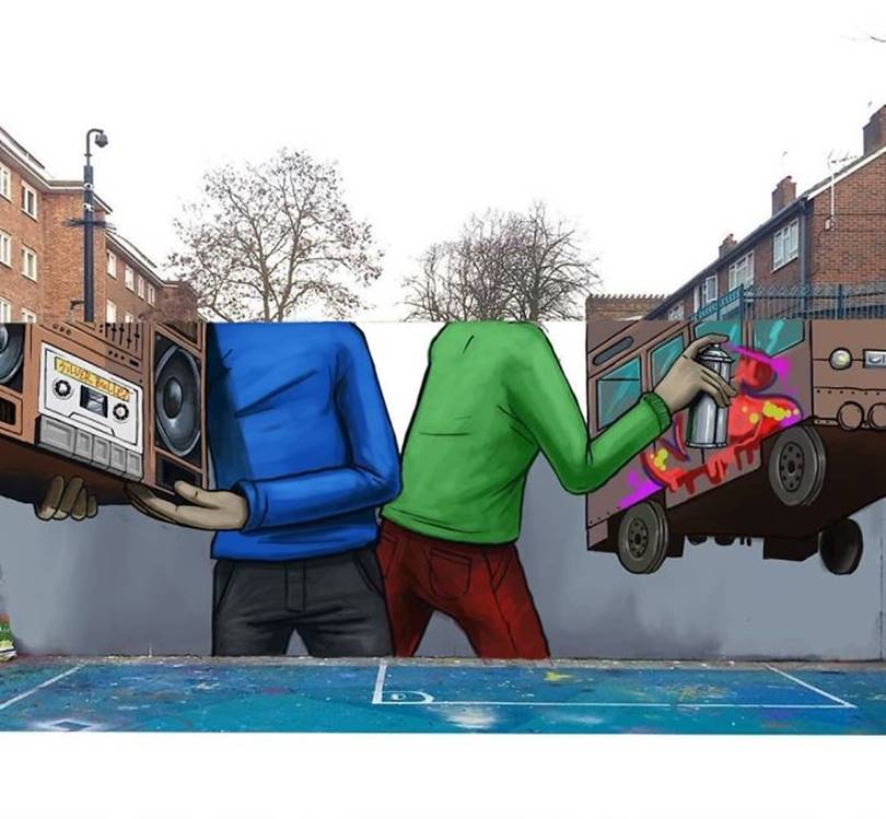 14 Gorgeous graffiti that blends perfectly with the surroundings