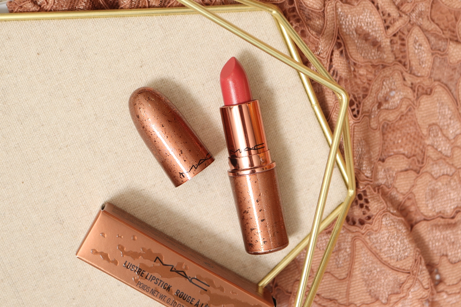 MacKarrie Beauty Style Blog MAC Bronzing Lipstick Set To Sizzle