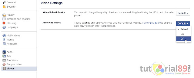 Cara mudah mengatasi video facebook yang autoplay 
