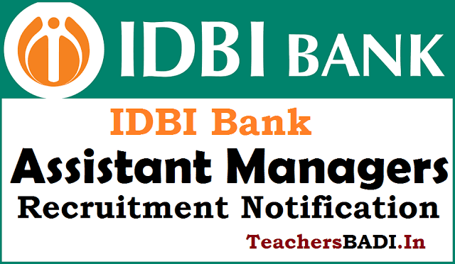 IDBI Bank Assistant Manager Posts 2018 Recruitment Results