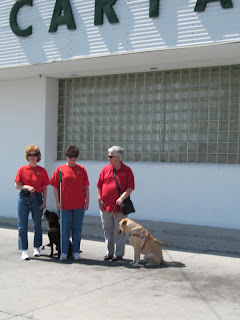Nancy, Laurel and Audrey in front of CARTA