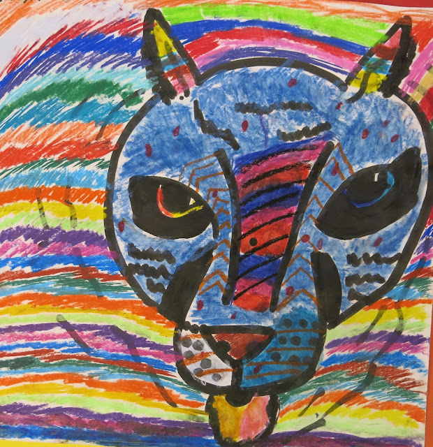 Cassie Stephens: In the Art Room: Dean Russo-Inspired Tigers with Third ...