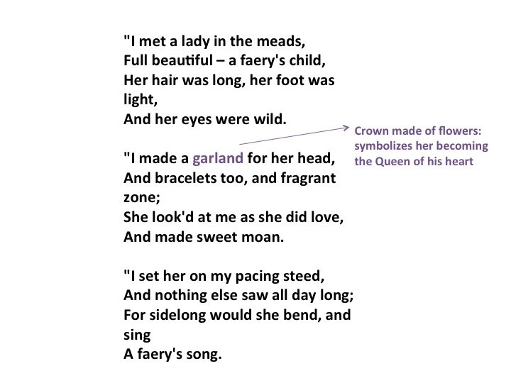St Mary's Unseen Poetry Revision La Belle Dame Sans Merci John Keats