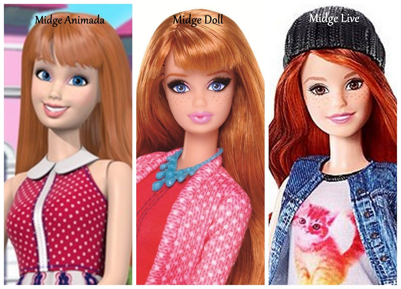 nombres de los personajes de barbie