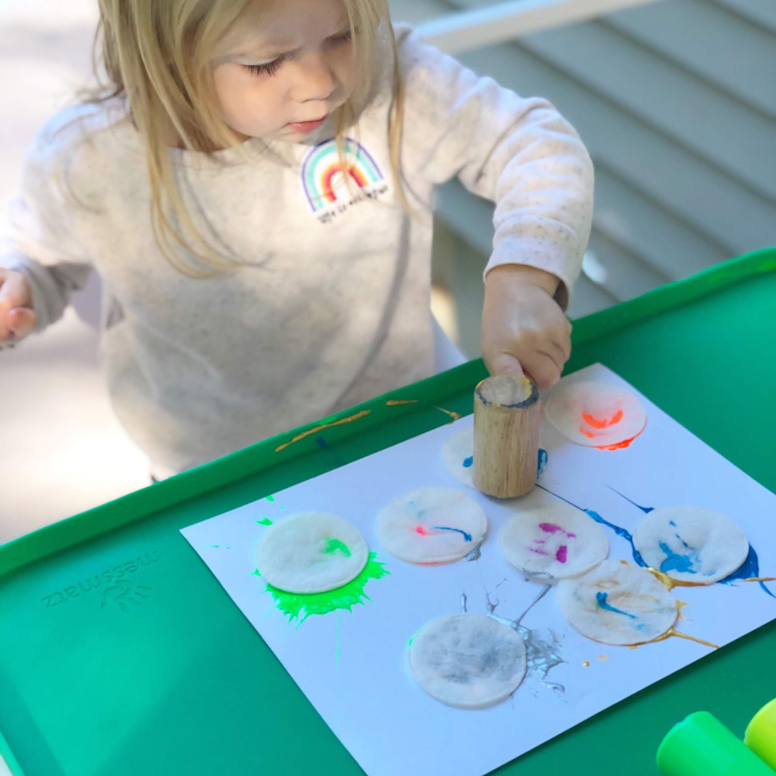 Find the Little Mind Hammer Splat Painting