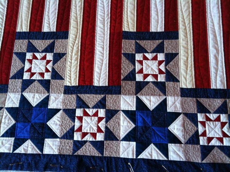 American flag retail quilt Pattern