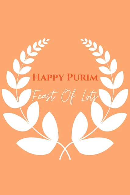 Purim Greeting Card Printable - Festival Of Lots Wishes - 10 Modern Floral Wreath Design Picture Images