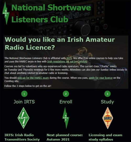 EI7GL....A diary of amateur radio activity New National Shortwave