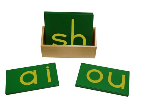 Montessori Double  Sand Paper Letters