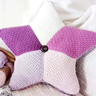 Cojín Estrella a Crochet