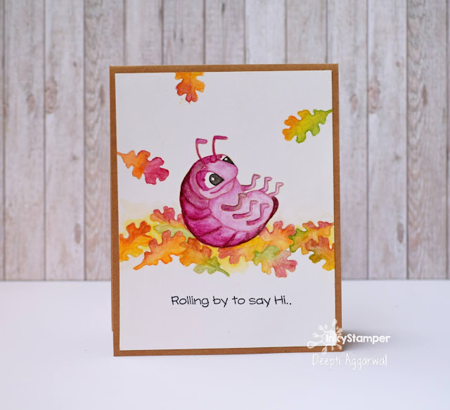 Roly Poly hello card