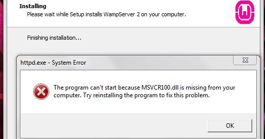 Msvcr110.dll Was Not Found Windows 10 Wamp MSVCR110.dll is Missing in Wamp Server [Solved]