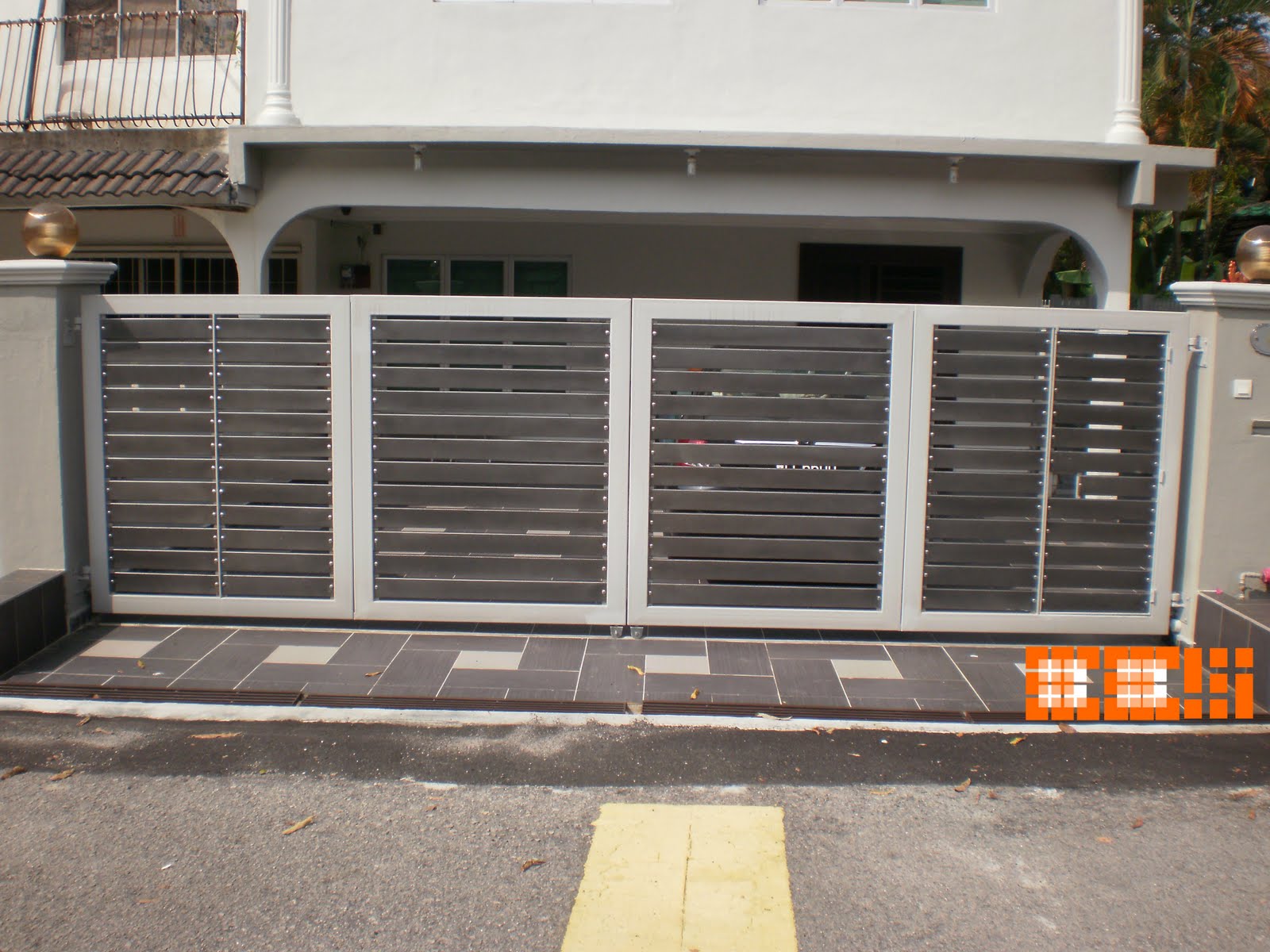 Gates Wrought Iron Fence Poly Skylight Awning Autogate Malaysia
