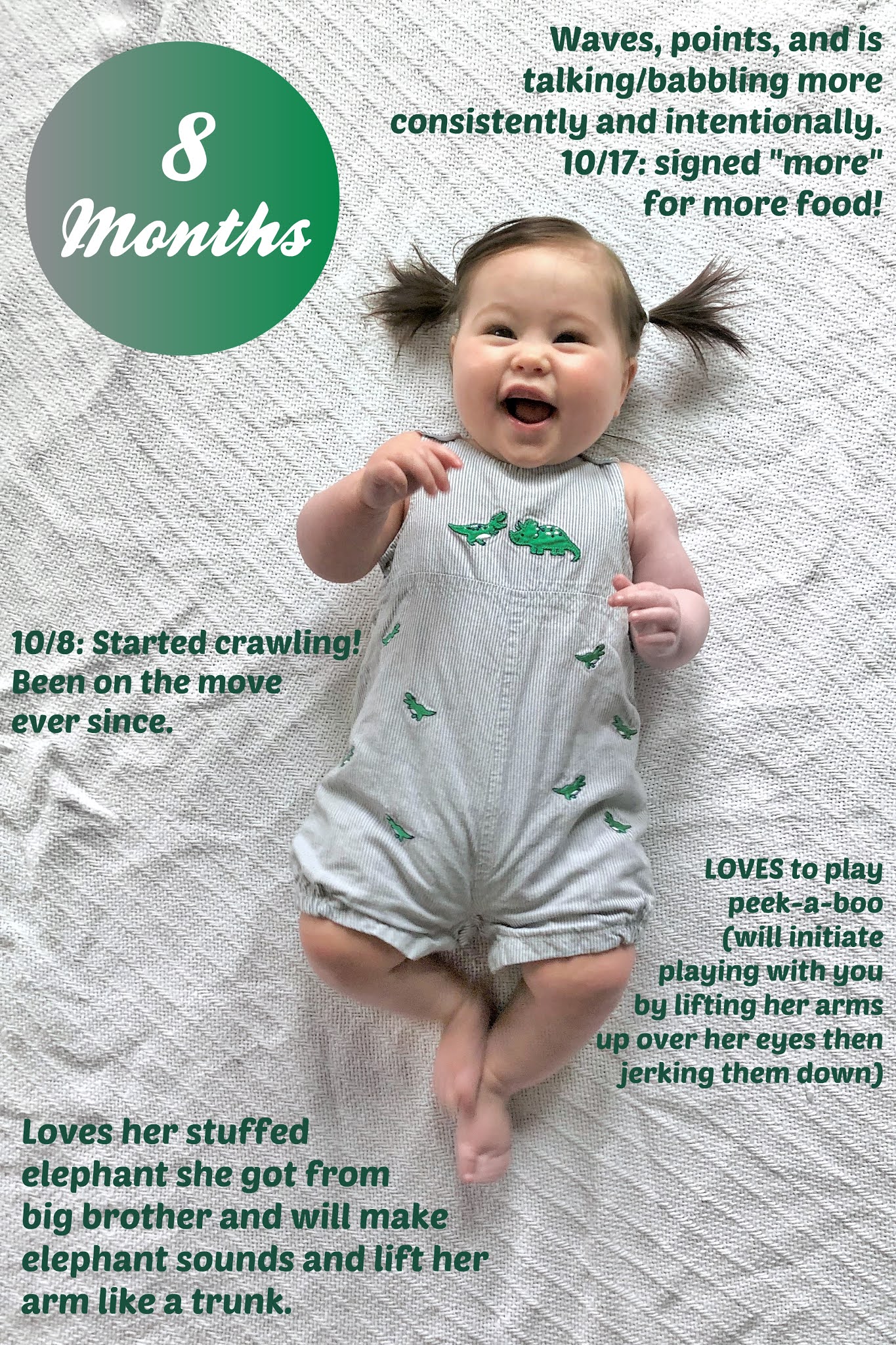 The Cooking Actress: Rose-8 Months!