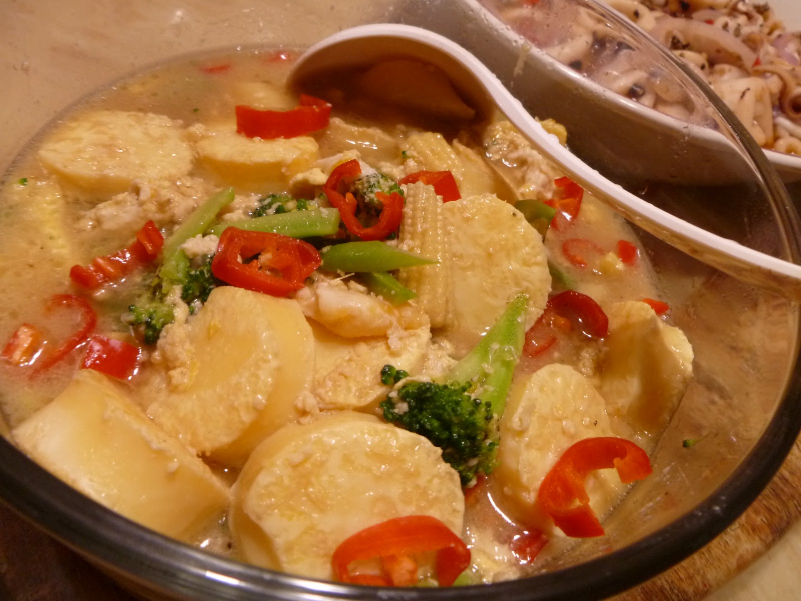 *talkative keyboard Malaysian Dish Recipe Smooth Egg Tofu in Oyster