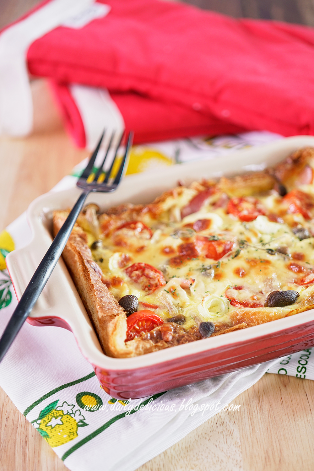 dailydelicious Easy Bread Quiche