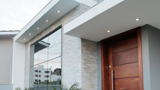 33 impresionantes diseños modernos de madera para puertas exteriores