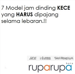 daftar model jam dinding jam dinding modern, minimalis, murah