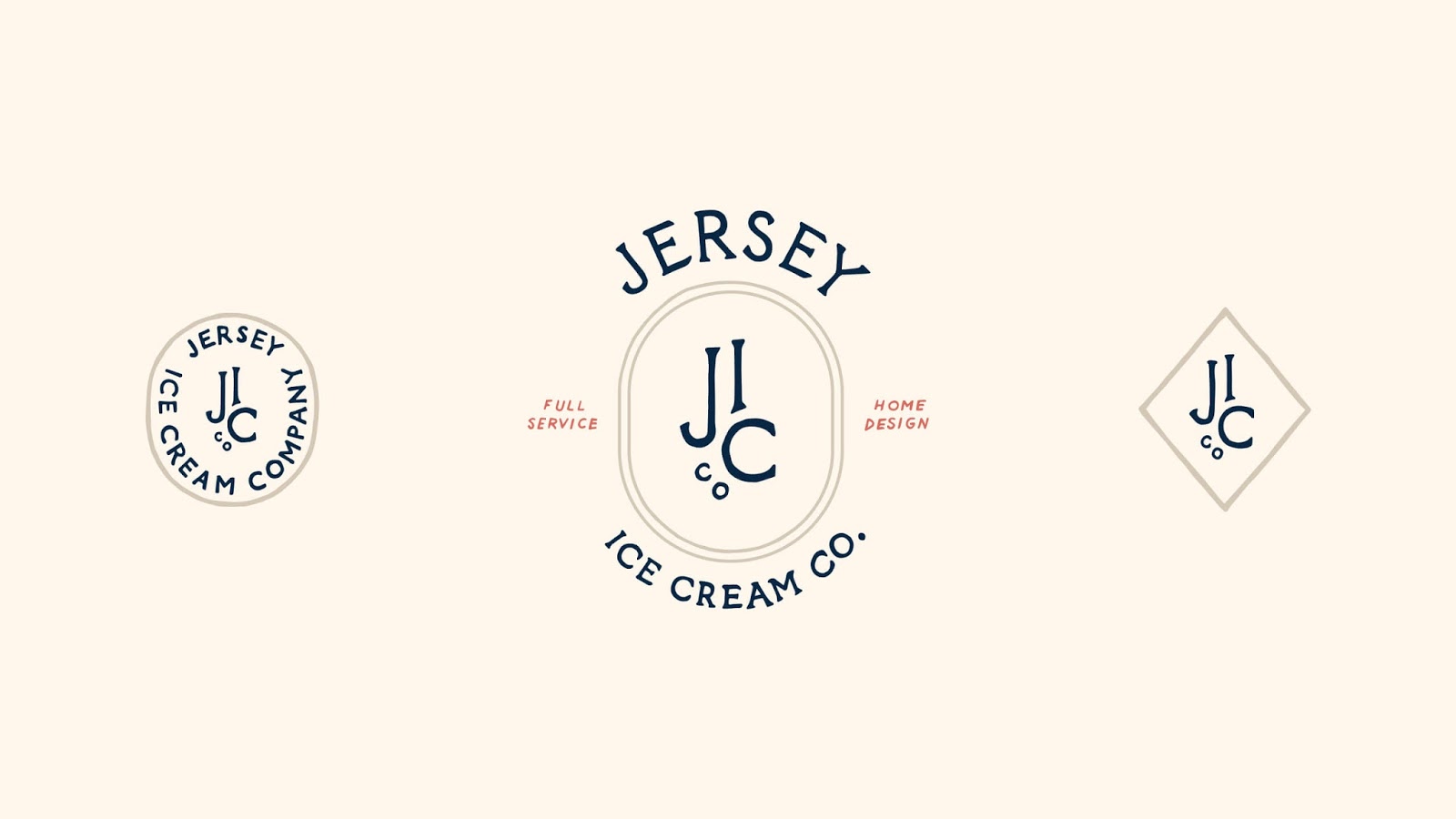 Good design makes me happy Jersey Ice Cream Co. Branding by Bueno