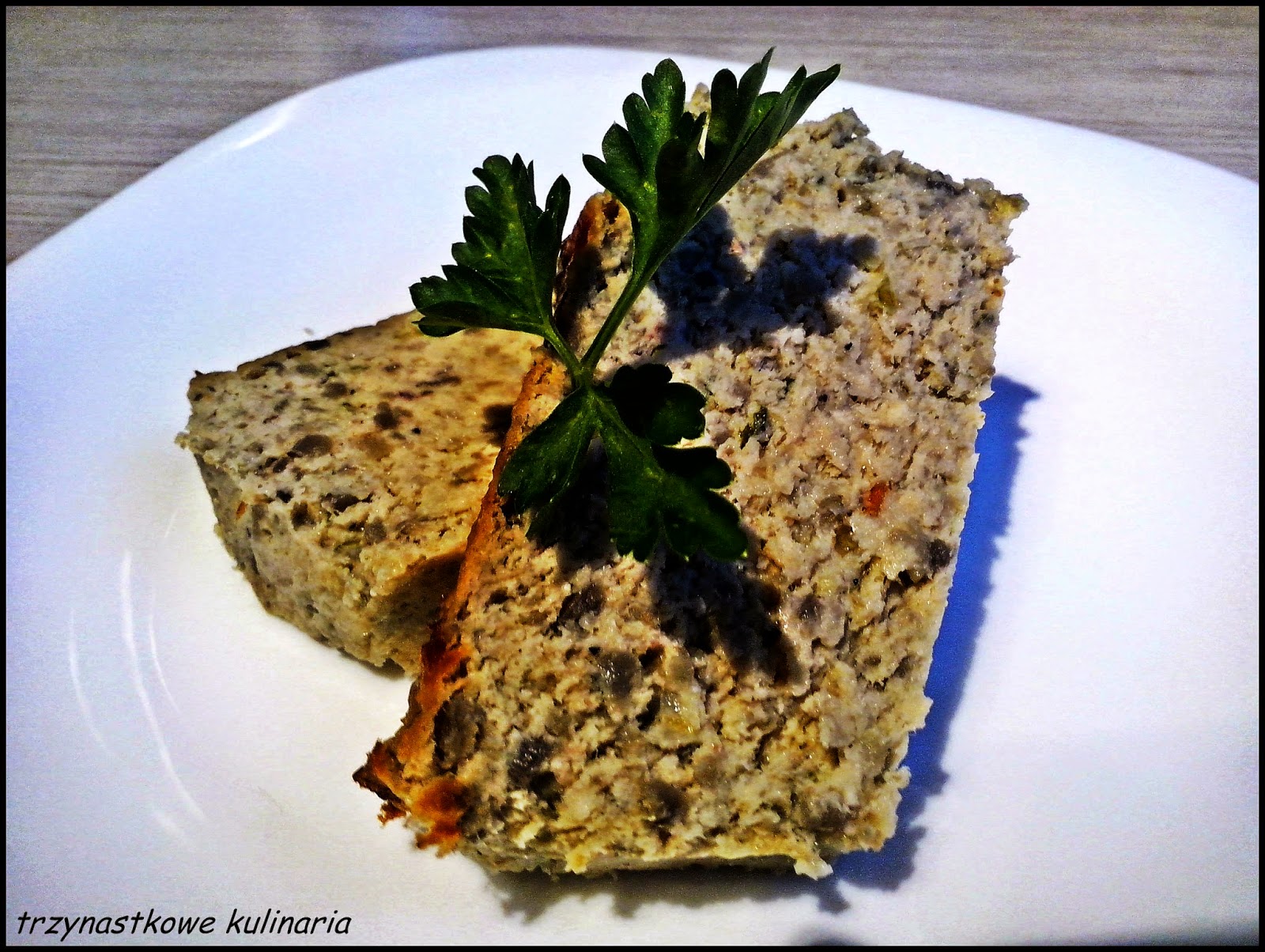 Trzynastkowe Kulinaria Pasztet z kurczaka Terrine of chicken Terrine