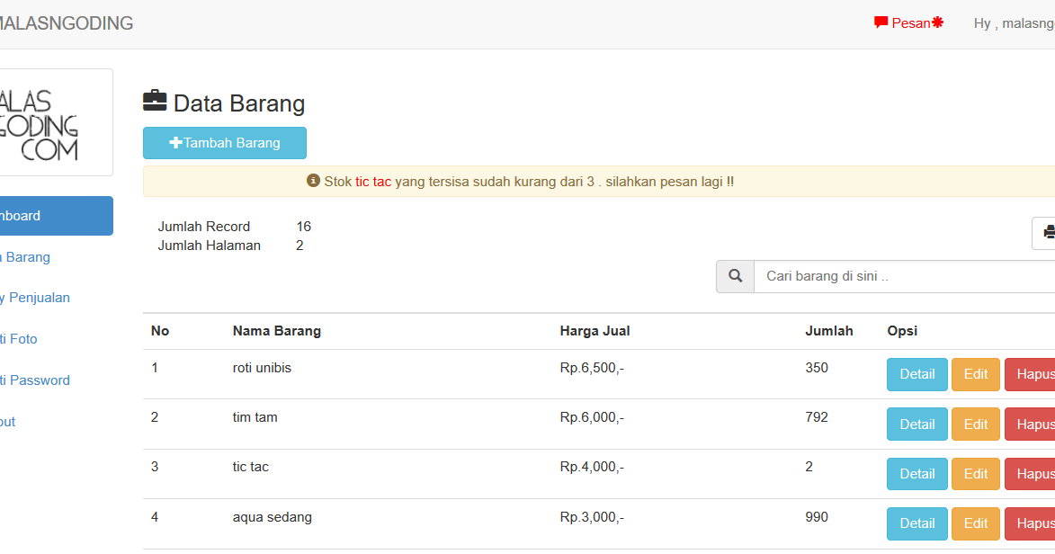 Mengupas Tirai: Memahami Source Code Aplikasi Penjualan Online
