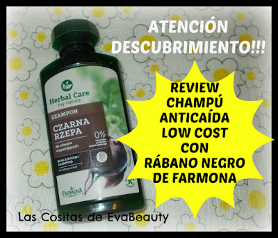 Review Champú anticaída low cost con rábano negro de Farmona