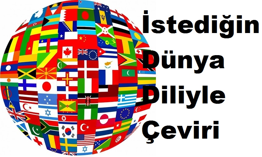Istedigin Dunya Diliyle Ceviri Yap