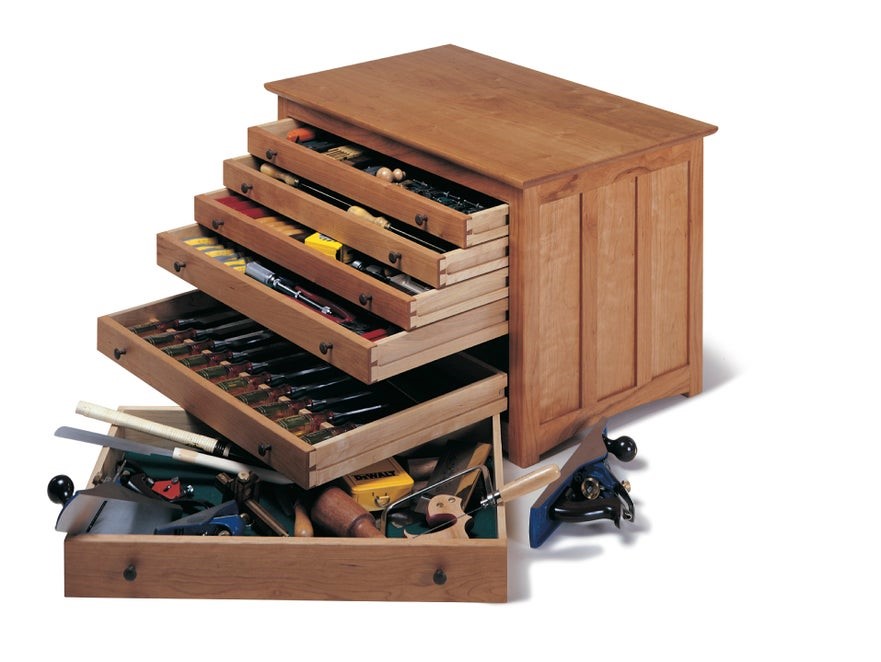 Ah! E se falando em madeira... Video aula Machinist's Tool Chest