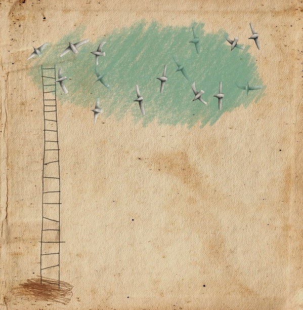 "Uma escada muito céu e sonhos e asas e ar (a precisar...)" Teresa Martinho Marques