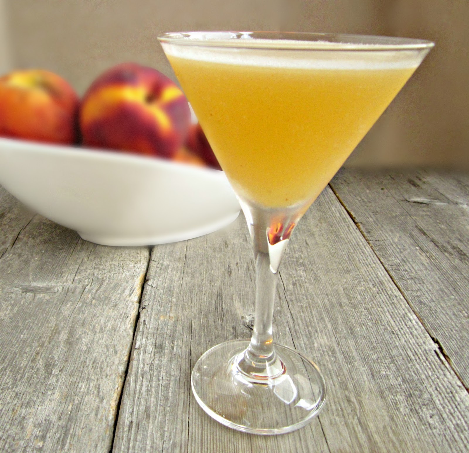 Hungry Couple: Peachy Martini
