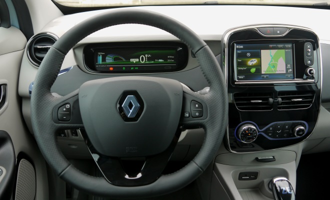 Renault Zoe EV cockpit