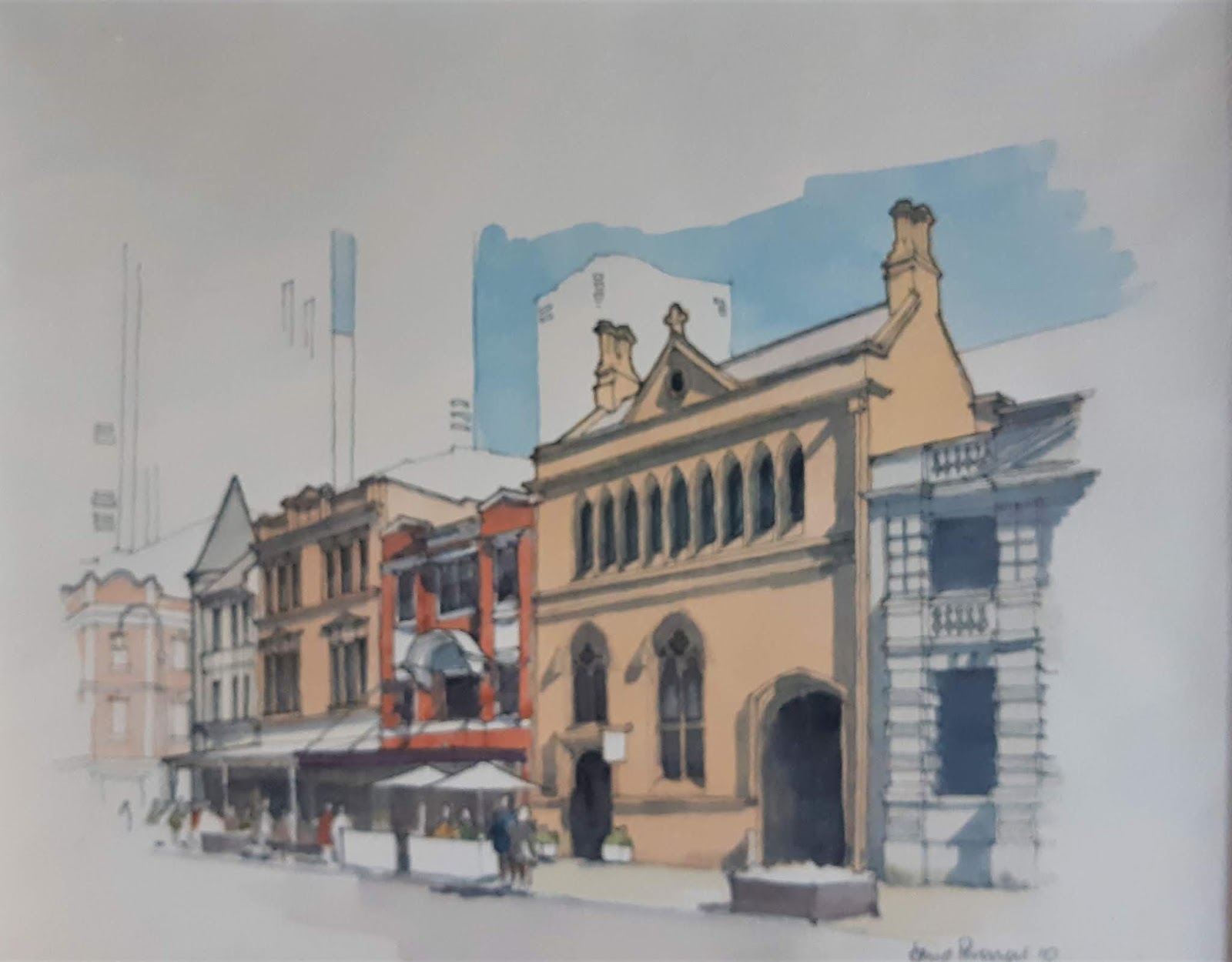 Watercolours by David Percival Watercolours for Sale