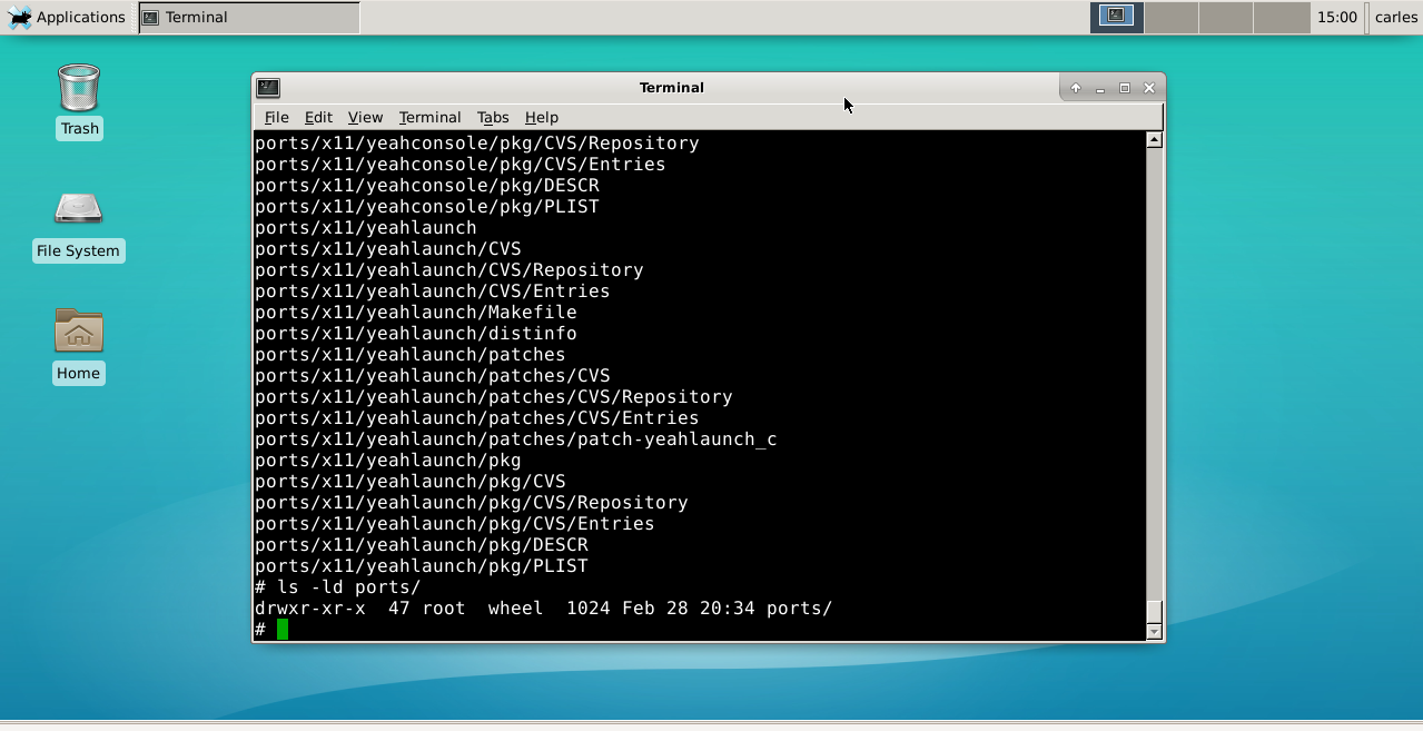 El poder de 01100011 UnixFreeBSD Instalar OpenBSD 5.9 xfce4