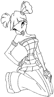 Krafty Kidz Center: The Winx Club coloring pages