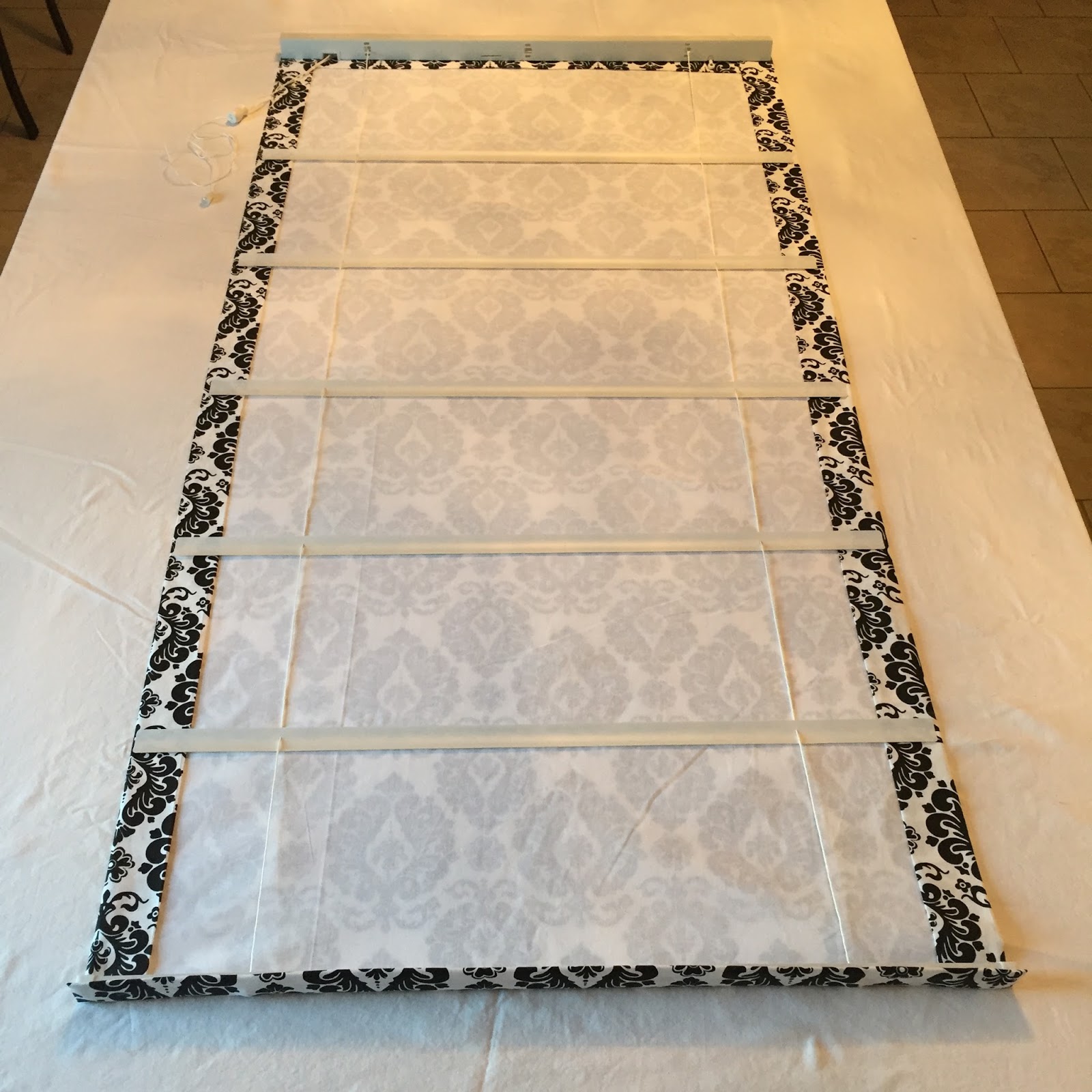 BEAUTY101BYLISA DIY No Sew LINED ROMAN SHADES Using Mini Blinds