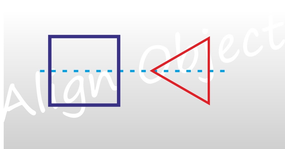 ALIGN OBJECTS IN CorelDRAW