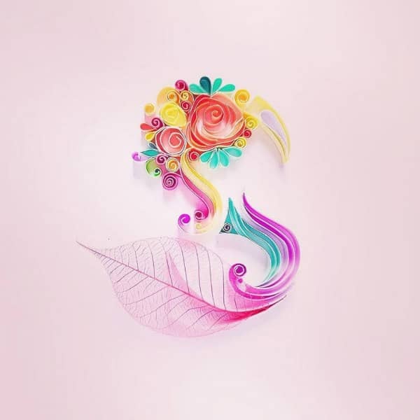 Graceful OnEdge Paper Quilling Bharathi Supramaniam