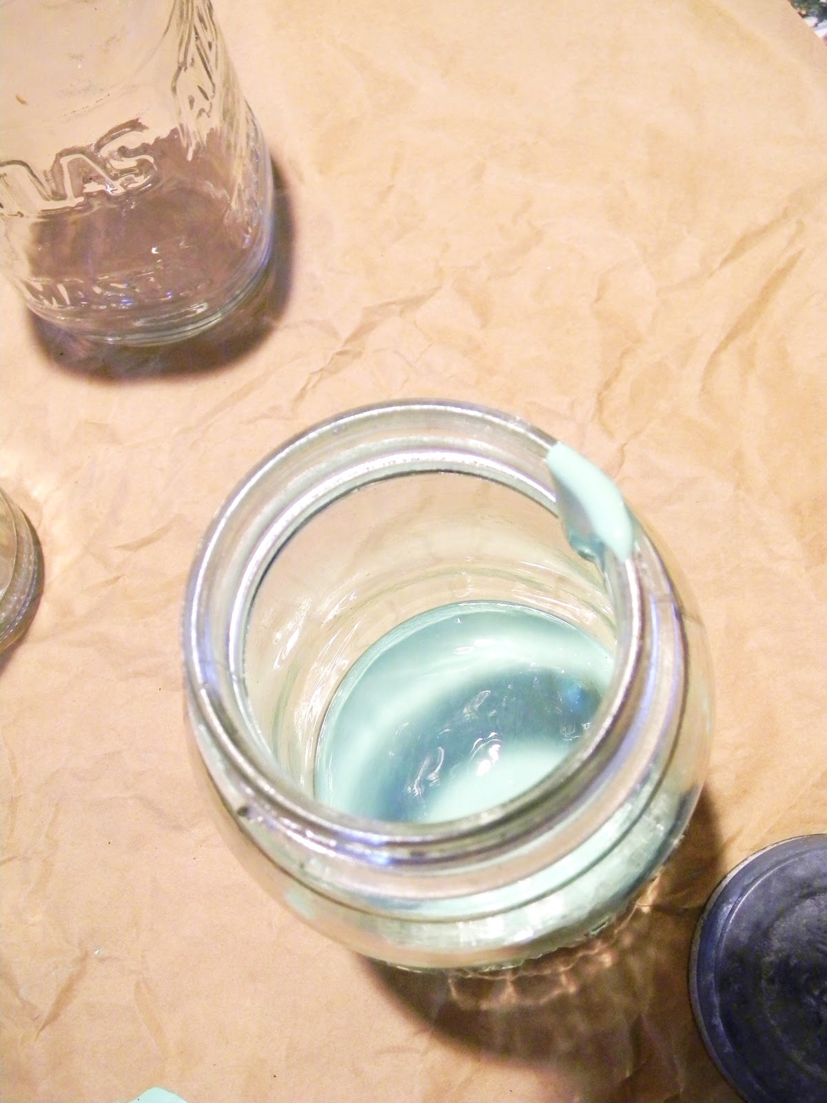 Everlasting Blooms Painting Ball Jars DIY