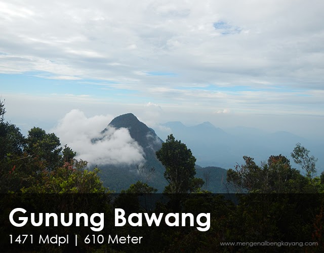 Gunung Bawang Dapat Kamu Lihat dan Indah Saat Berada di Kabupaten