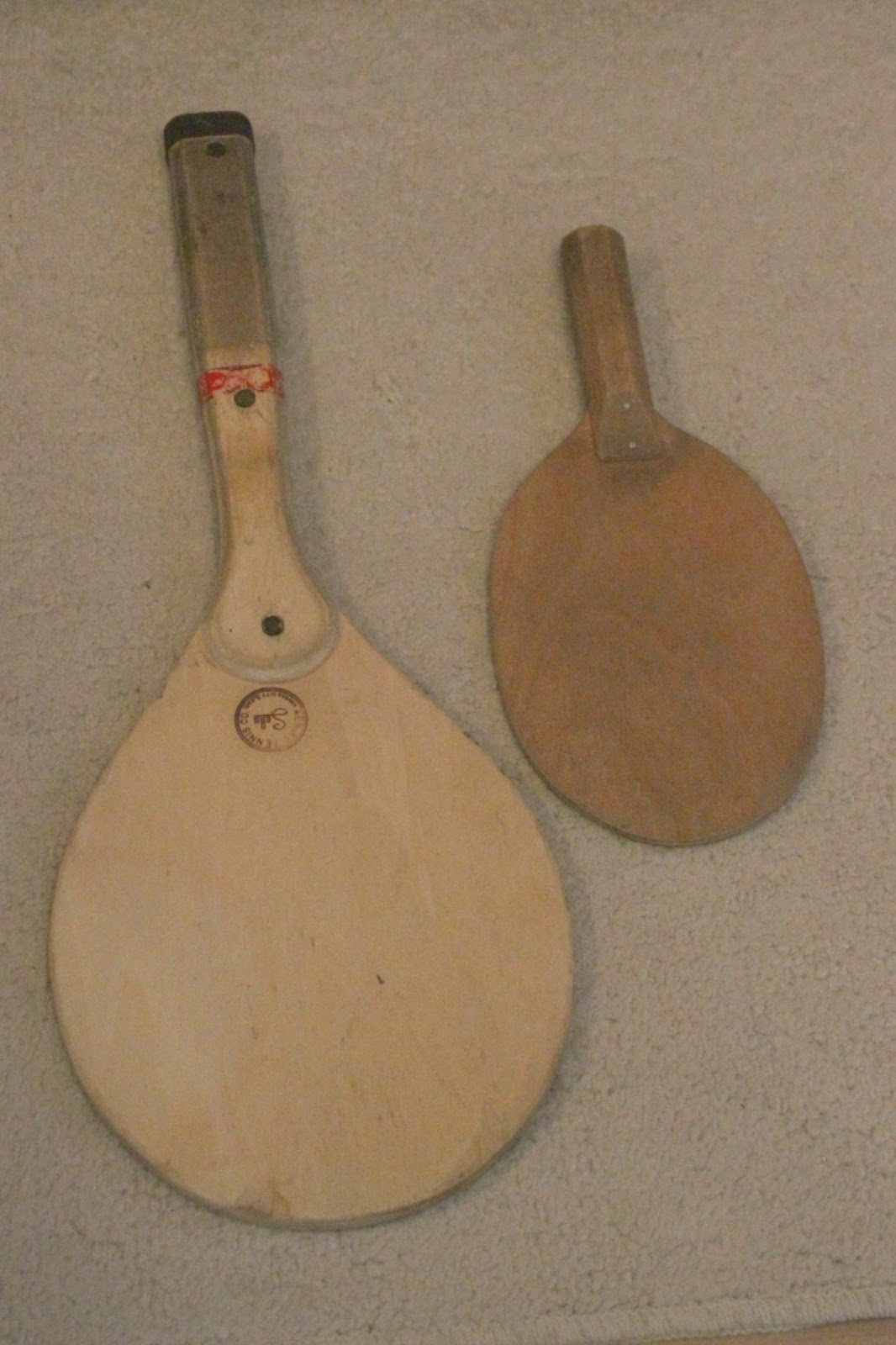 Two Ping Pong Paddles Repurposed Organized Clutter