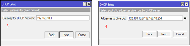 Mikrotik статус DHCP Invalid.