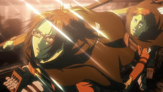 ハンジ・ゾェ 団長 Hanji Zoe CV. 朴璐美 Park Romi Hellominju.com : 進撃の巨人 アニメ 第3期 55話 白夜 | Attack on Titan Season3 Part2 Ep.55 "Midnight Sun" | Hello Anime !