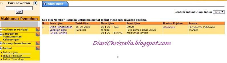 Pengalaman Menduduki Ujian Reqt Penolong Pegawai Tadbir Gred N29 E Recruitment Diari Chrissella