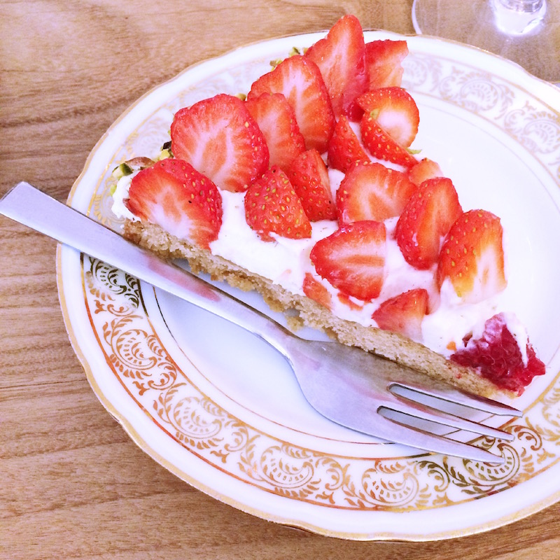 tarte à la fraise de chez Mona  Bordeaux 