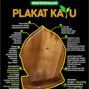 Perkenalkan, Namanya  Plakat Kayu 