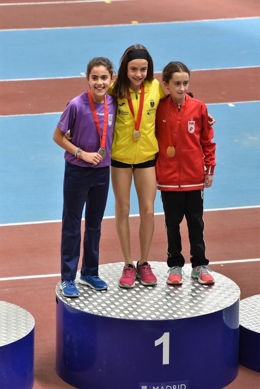 Sandra plata y Noelia bronce en el Campeonato de Madrid alevin