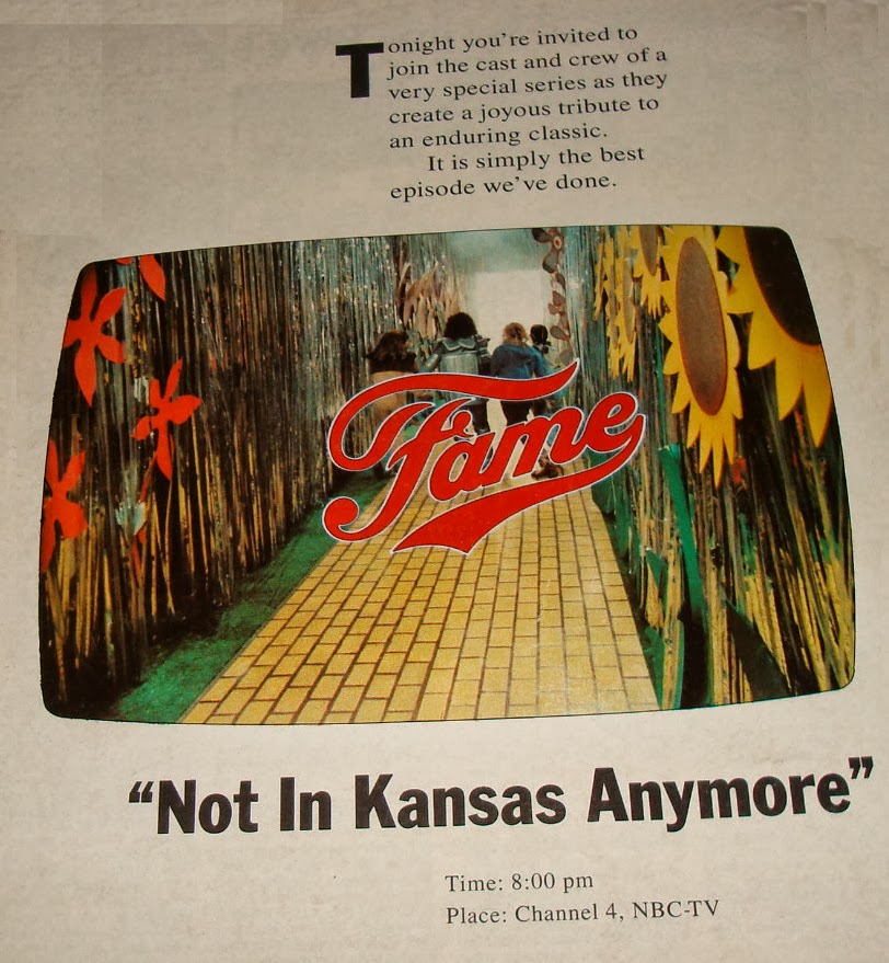 Kids From Fame Media Not In Kansas Anymore TV Listings Ad