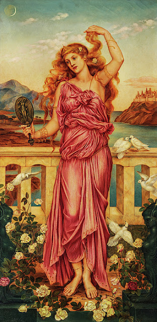 Evelyn De Morgan. “Helen of Troy”. Oil on canvas, 1898