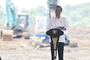 Presiden Letakkan Batu Pertama Pembangunan Pabrik Baterai Kendaraan Listrik di Karawang 
