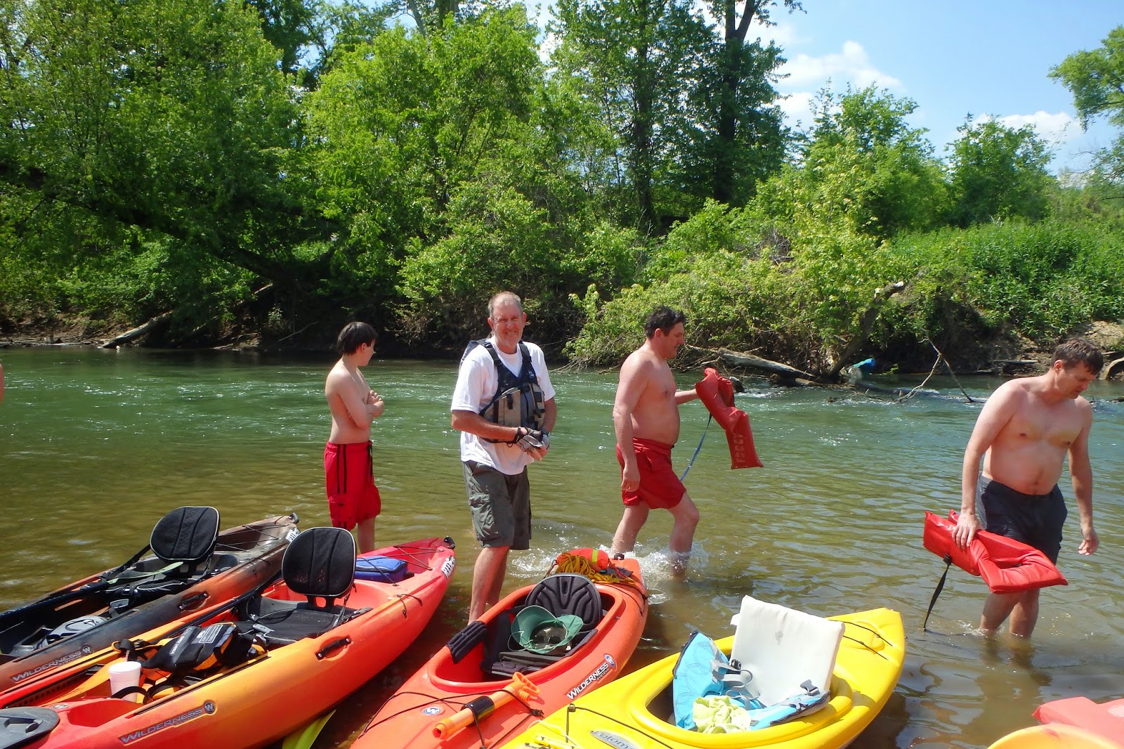 Kayak Yakking and More Kayaking Harpeth River Up the Creek Without